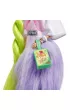 Barbie Extra Lalka Biaa tunika/Neonowe zielone wosy HDJ44 Mattel