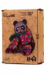 Puzzle drewniane eko 65 el. Kung Fu Panda A4 PuzzleOK