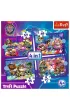 Puzzle 4w1 Bohaterowie na ratunek 34621 Trefl