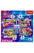 Puzzle 4w1 Bohaterowie na ratunek 34621 Trefl