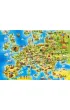 Puzzle 100 el. Mapa Europy Castorland