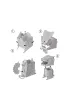 Monumi Cube head. Dino. Spinozaur. Z�� i pokoloruj