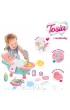 Lalka Tosia z wanienk� w r�owym ubranku Askato