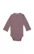 Lodger Body kopertowe niemowlce dugi rkaw baweniane wrzosowe Ciumbelle Rose rozm. 56