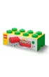 Pojemnik klocek LEGO Brick 8 Zielony