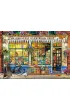 Puzzle 1000 el. Ksi�garnia i rower Eurographics
