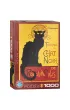 Puzzle 1000 el. Czarny kot, T. A. Steinlen Eurographics