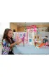 Barbie Kompaktowy domek + Lalka HCD48 Mattel