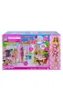 Barbie Kompaktowy domek + Lalka HCD48 Mattel