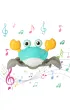 Krab uciekaj�cy pe�zaj�cy czujnik interaktywna akumulator USB zielony