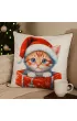 Eurofirany Poszewka �wi�teczna 175 45x45 cm kotek