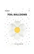 PartyDeco Balon foliowy Stokrotka 97x103cm