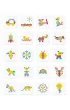 Puzzle Uk�adanka magnetyczna w drewnianej walizce Figury geometryczne 4+ Janod