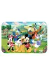 Puzzle drewniane 24 el. Mickey z przyjaci�mi Trefl