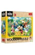Puzzle drewniane 24 el. Mickey z przyjaci�mi Trefl