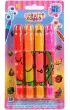 Canenco Pachn�ce �elowe kredki Fruitysquad 4 szt.