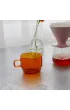 Hario Colors Stacking Mug Cup Szklany kubek bursztynowy 300 ml