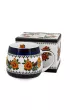 Duo Sp. z o.o. Porcelanowy kubek baryka kwiaty Etno 430 ml
