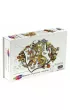 Puzzle drewniane kolorowe - Smok Eureka 3D
