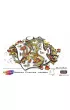 Puzzle drewniane kolorowe - Smok Eureka 3D