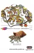 Puzzle drewniane kolorowe - Smok Eureka 3D