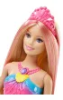 Barbie Barbie T�czowa Syrenka Lalka DHC40 Mattel