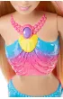 Barbie Barbie T�czowa Syrenka Lalka DHC40 Mattel