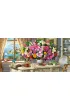 Puzzle 4000 el. Summer Flowers and Cup of Tea Castorland
