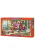 Puzzle 4000 el. Summer Flowers and Cup of Tea Castorland