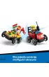 LEGO City Zestaw wycigwek: pizza kontra wz straacki 60458