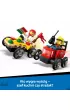 LEGO City Zestaw wycigwek: pizza kontra wz straacki 60458