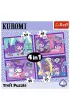 Puzzle 4w1 - Dzie� Kuromi Hello Kitty (35+48+54+70 el.) Trefl