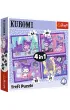 Puzzle 4w1 - Dzie� Kuromi Hello Kitty (35+48+54+70 el.) Trefl