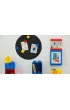 Zestaw magnes�w LEGO Czerwone