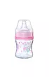 Babyono Butelka antykolkowa szerokootworowa - rowa 120 ml