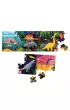 Puzzle panoramiczne 60 el. Dinozaury Bright Junior Media
