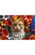 Puzzle z efektem 3D 1000 el. Paper Art: Kot Trefl