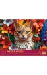 Puzzle z efektem 3D 1000 el. Paper Art: Kot Trefl