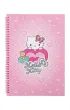 Patio Ko�obrulion A4 100k.w kratk� metalowa spirala Hello Kitty pink wz�r 2