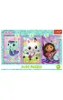 Puzzle 3x50 el. Poznajcie Gabby i kotki Trefl