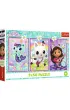 Puzzle 3x50 el. Poznajcie Gabby i kotki Trefl