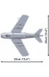 COBI 5822 Historical Collection Cold War Zimna Wojna Samolot myliwski LIM-1 Polish Air Force 504 klocki