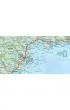 Sweden road map 1:1 000 000 laminat 2024