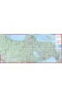 Sweden road map 1:1 000 000 laminat 2024