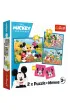 Puzzle + Memos 2w1 (24+30+48 el.) Poznaj bohater�w Disney Trefl