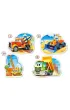 Puzzle maxi 4w1 - Pojazdy budowlane (8+12+15+20 el.) Castorland