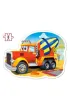 Puzzle maxi 4w1 - Pojazdy budowlane (8+12+15+20 el.) Castorland