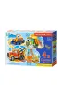 Puzzle maxi 4w1 - Pojazdy budowlane (8+12+15+20 el.) Castorland