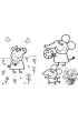 Peppa Pig Koloruj bez ko�ca 3. W s�o�cu i w deszczu