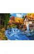 Ideyka Malowanie po numerach - Domek z m�ynem 40x50cm